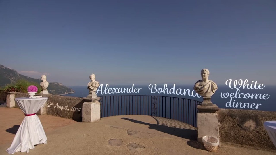 welcome dinner video in amalfi coast Nitrato d'argento